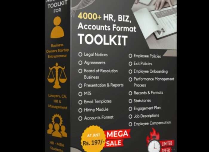 4000+ HR, BIZ, ACCOUNTS FORMAT TOOLKIT