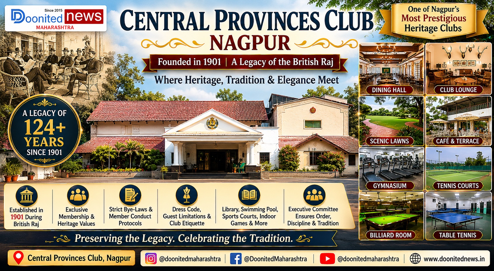 Central Provinces Club, Nagpur | A Living Legacy Since 1901