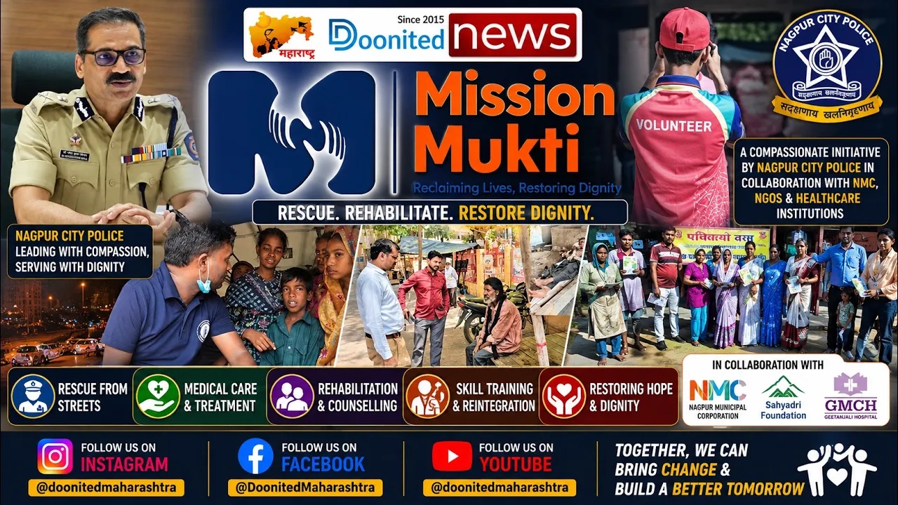 Mission Mukti is a transformative initiative  by Nagpur City Police