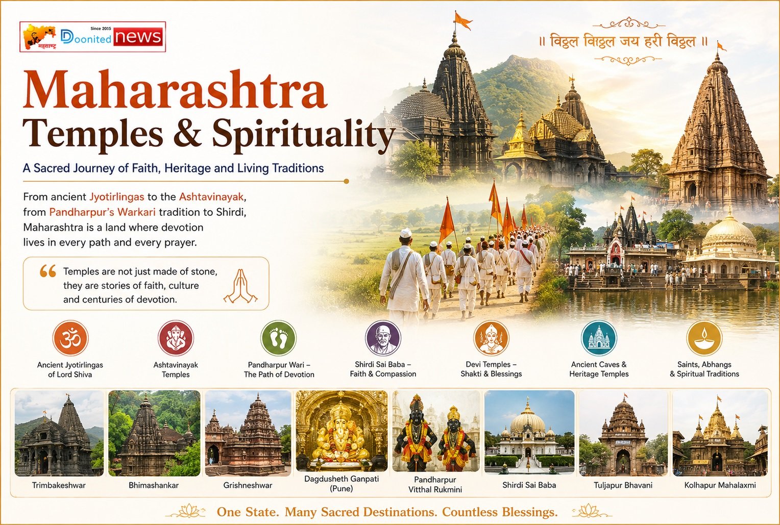 Maharashtra Temples and Spirituality: A Sacred Journey Through Faith, History and Living Traditions