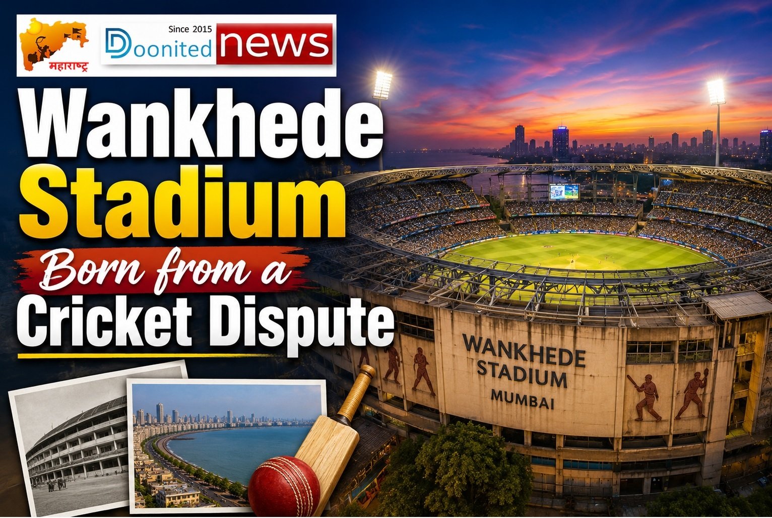 Wankhede Stadium Born from a Cricket Dispute