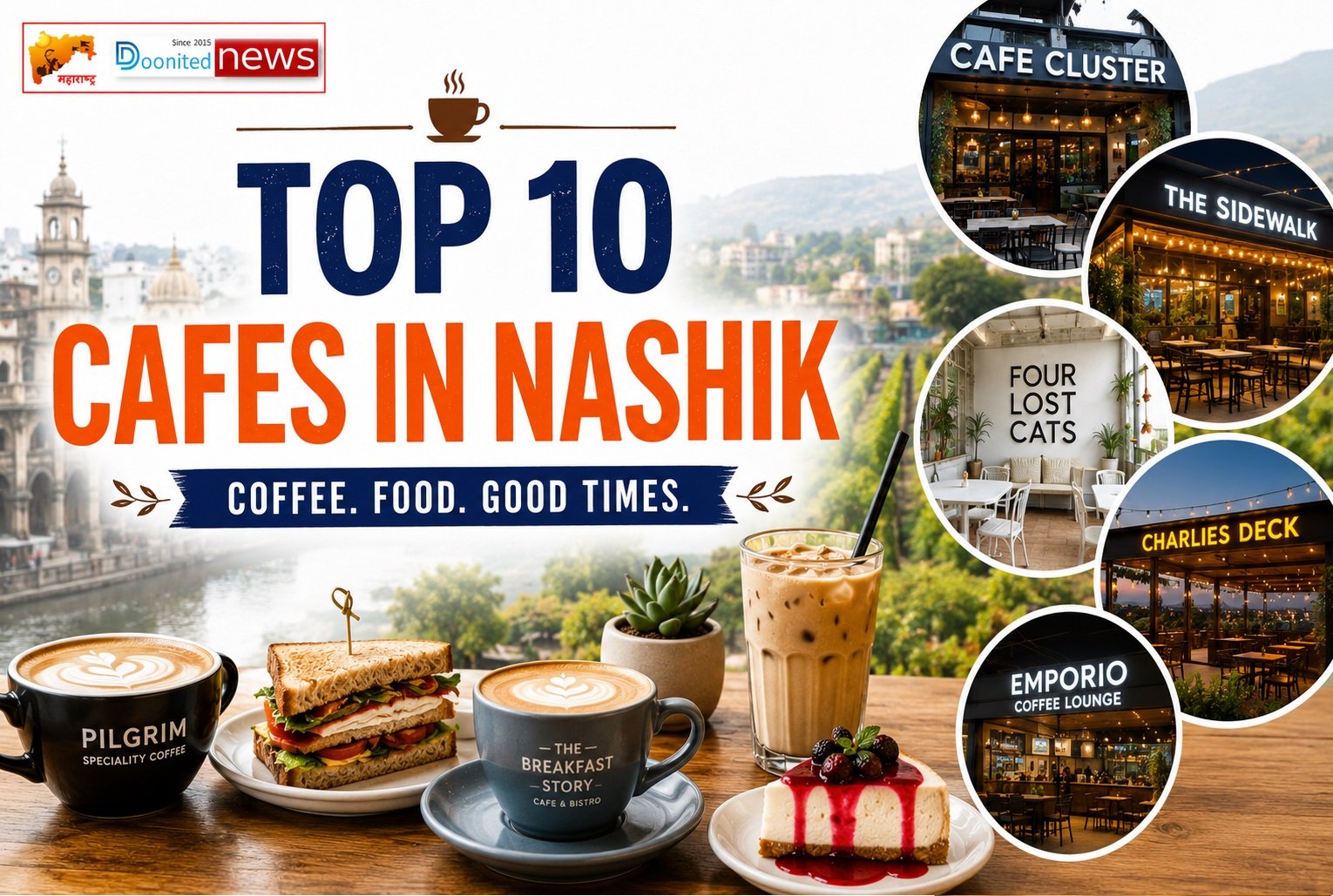Top 10 Cafés in Nashik, Maharashtra: Where Coffee Meets the Soul of the Wine City