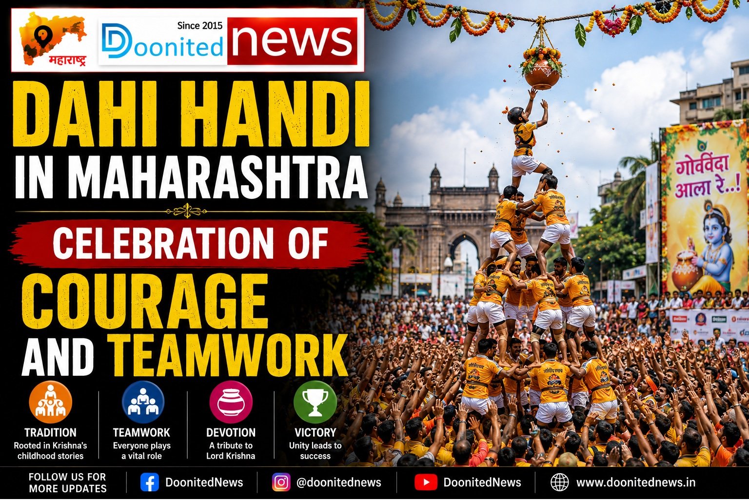 Dahi Handi in Maharashtra Celebration of Courage and Teamwork