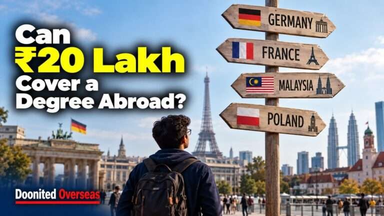 Can ₹20 Lakh Fund a Degree Abroad? Costs for Indian Students Can ₹20 Lakh Fund a Degree Abroad? Costs for Indian Students