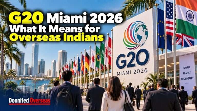 G20 Miami Summit 2026: What It Could Mean for Overseas Indians