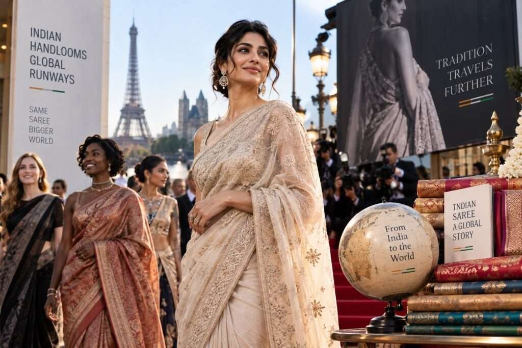 Global Saree Fashion: How India’s Six Yards Became a Global Style Statement
