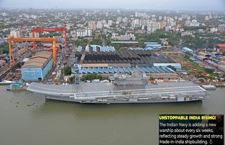 India’s Warship-Building Surge, Designed in India. Built in India.
