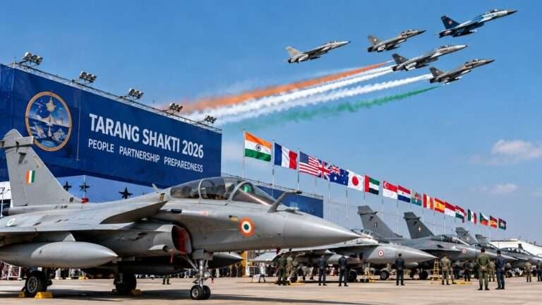 When fighter aircraft from different countries share the Indian sky