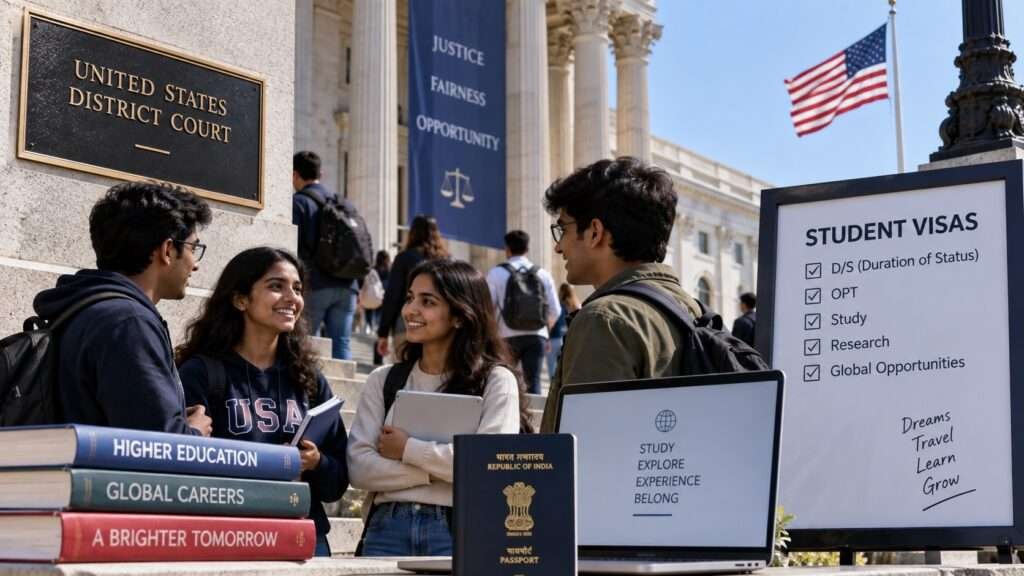 US Student Visa Rules 2026: Court Blocks 4-Year Stay Cap