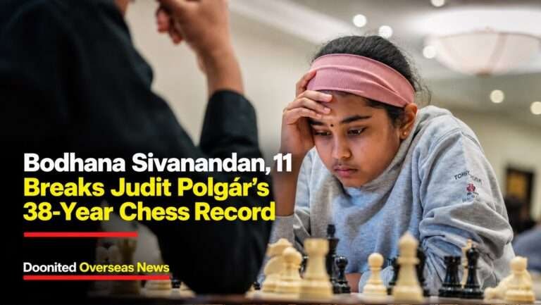 Bodhana Sivanandan Breaks Judit Polgár’s Chess Record