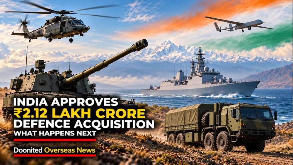 India’s ₹2.12 Lakh Crore Defence Procurement Push