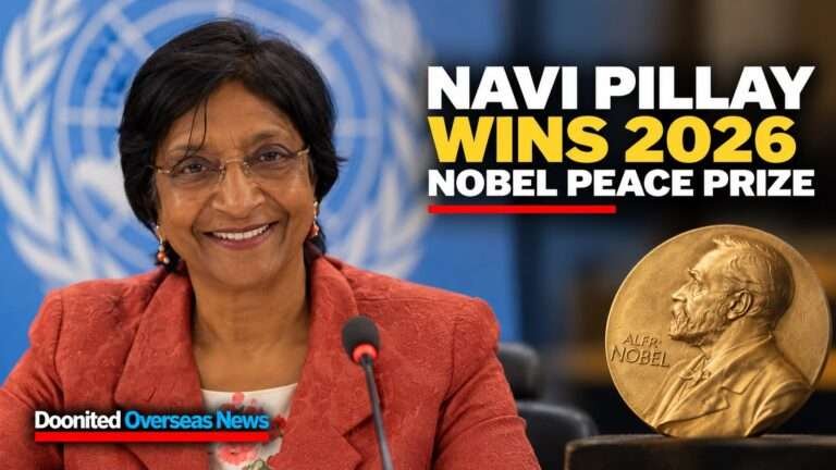 Navi Pillay Wins 2026 Nobel Peace Prize: Her Indian Heritage