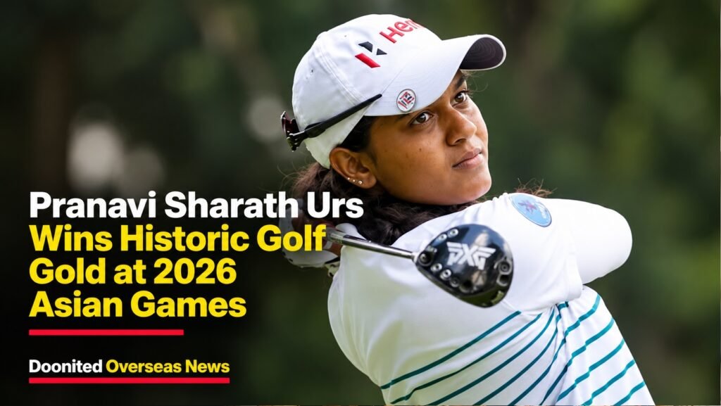 Pranavi Urs Makes History with Asian Games Golf Gold