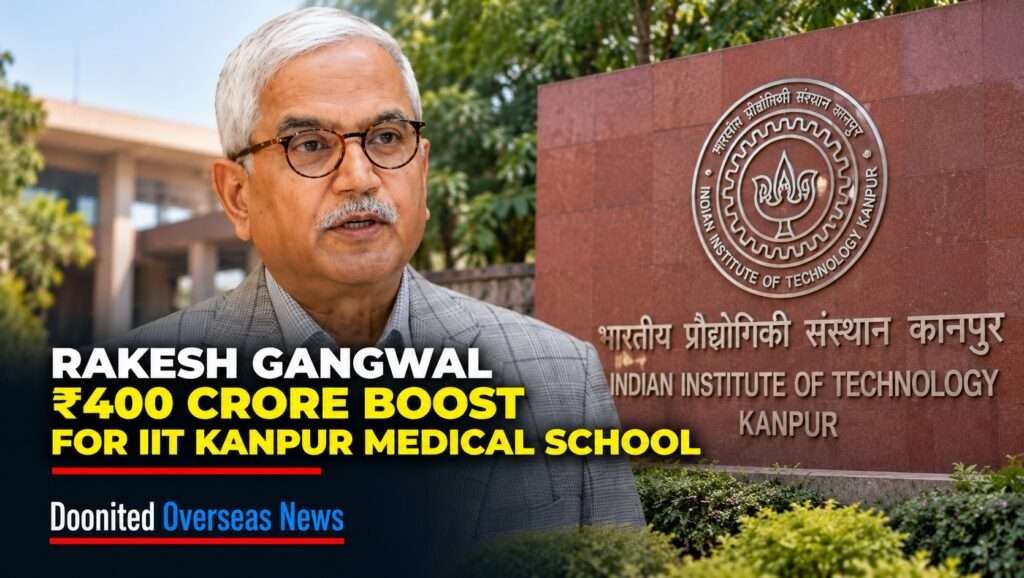 Rakesh Gangwal’s 400 Crore IIT Kanpur Medical School Commitment