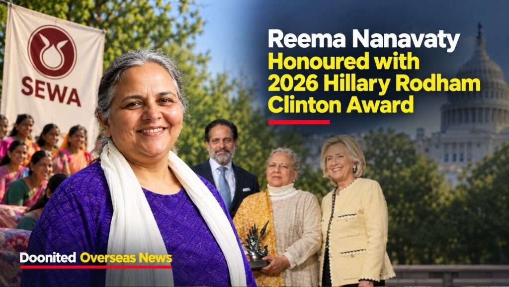 Reema Nanavaty Wins 2026 Hillary Clinton Award
