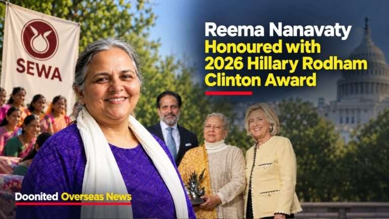 Reema Nanavaty Wins 2026 Hillary Clinton Award
